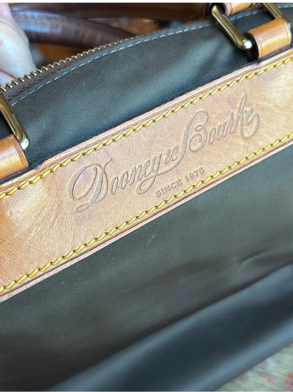Dooney & Bourke structured nylon